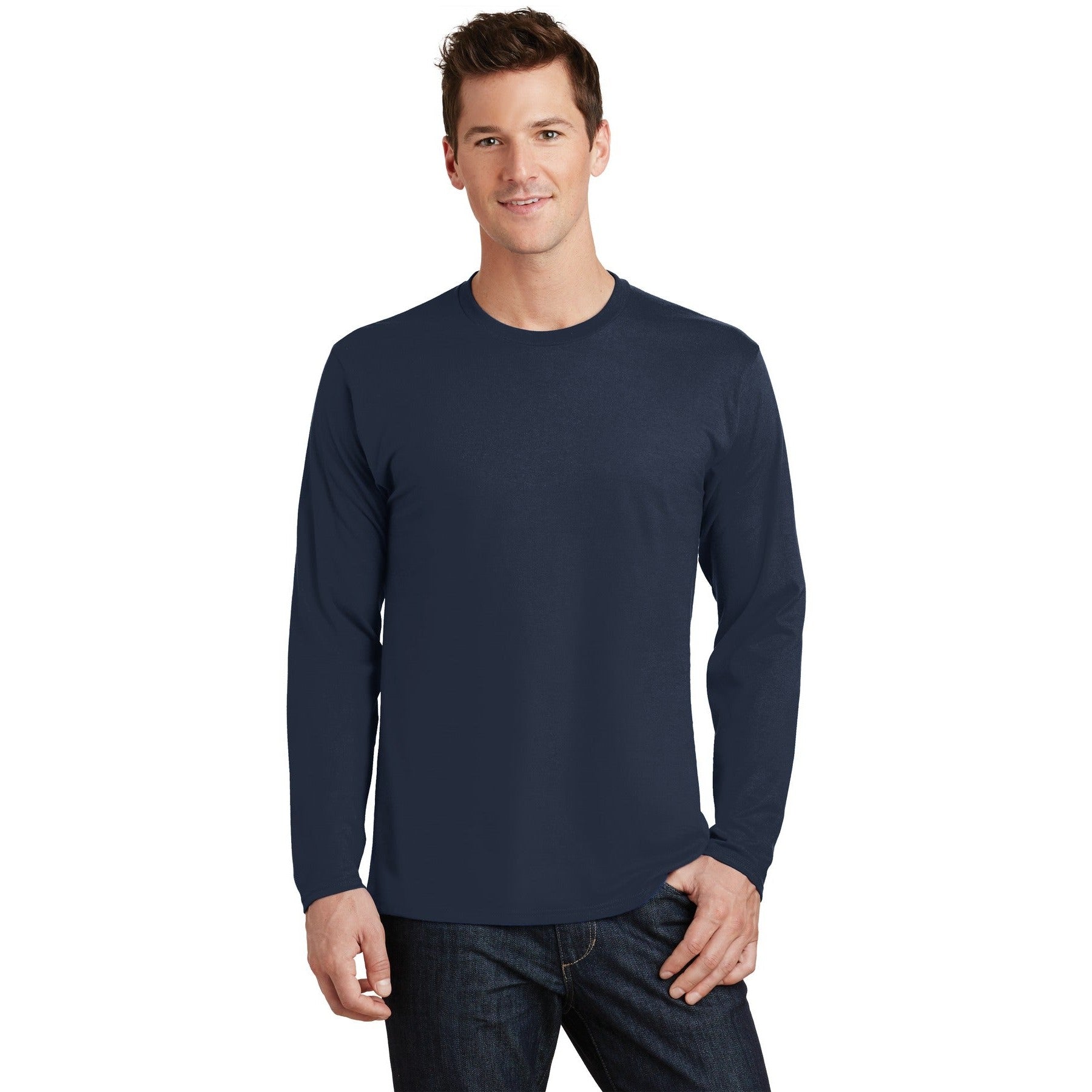 Port & Company-Port & Company® Long Sleeve Fan Favorite Tee. PC450LS-MedTech-8